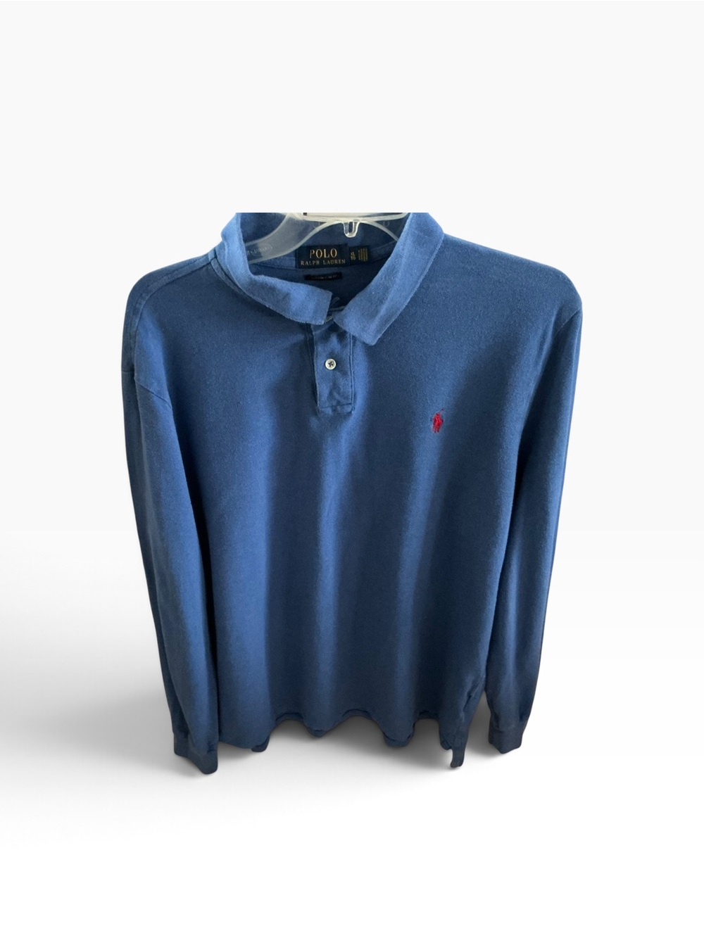 Polo by Ralph Lauren Long-Sleeve Polo Shirt - BlueXL